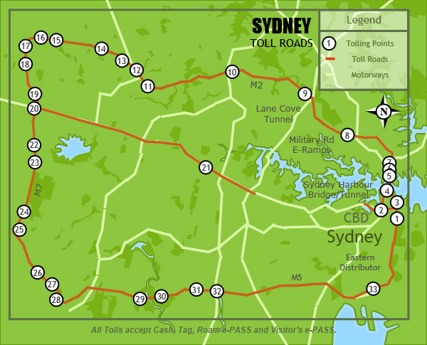 Sydney Toll Roads Map Discovery Newsletter - Sign Up For Free Today